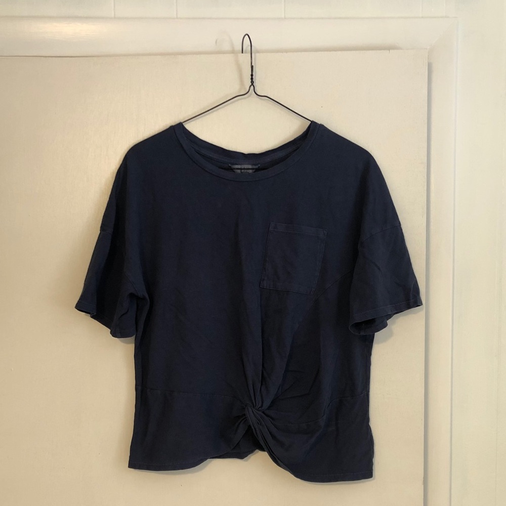 Oversized T-shirt cropped